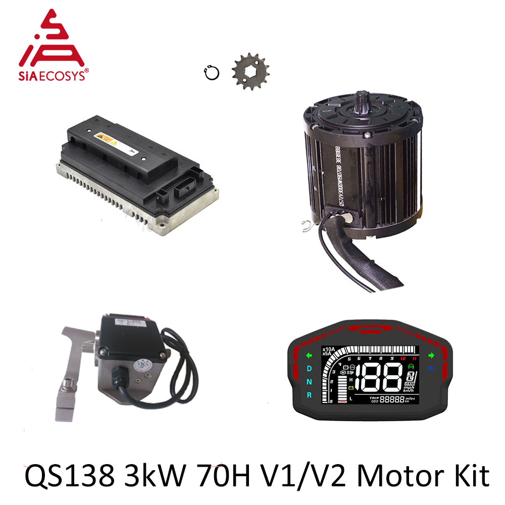 QSMOTOR QS138 3000 W 72 V Mitt – Fardriver Nd72850 Controller Bewertung und Preis