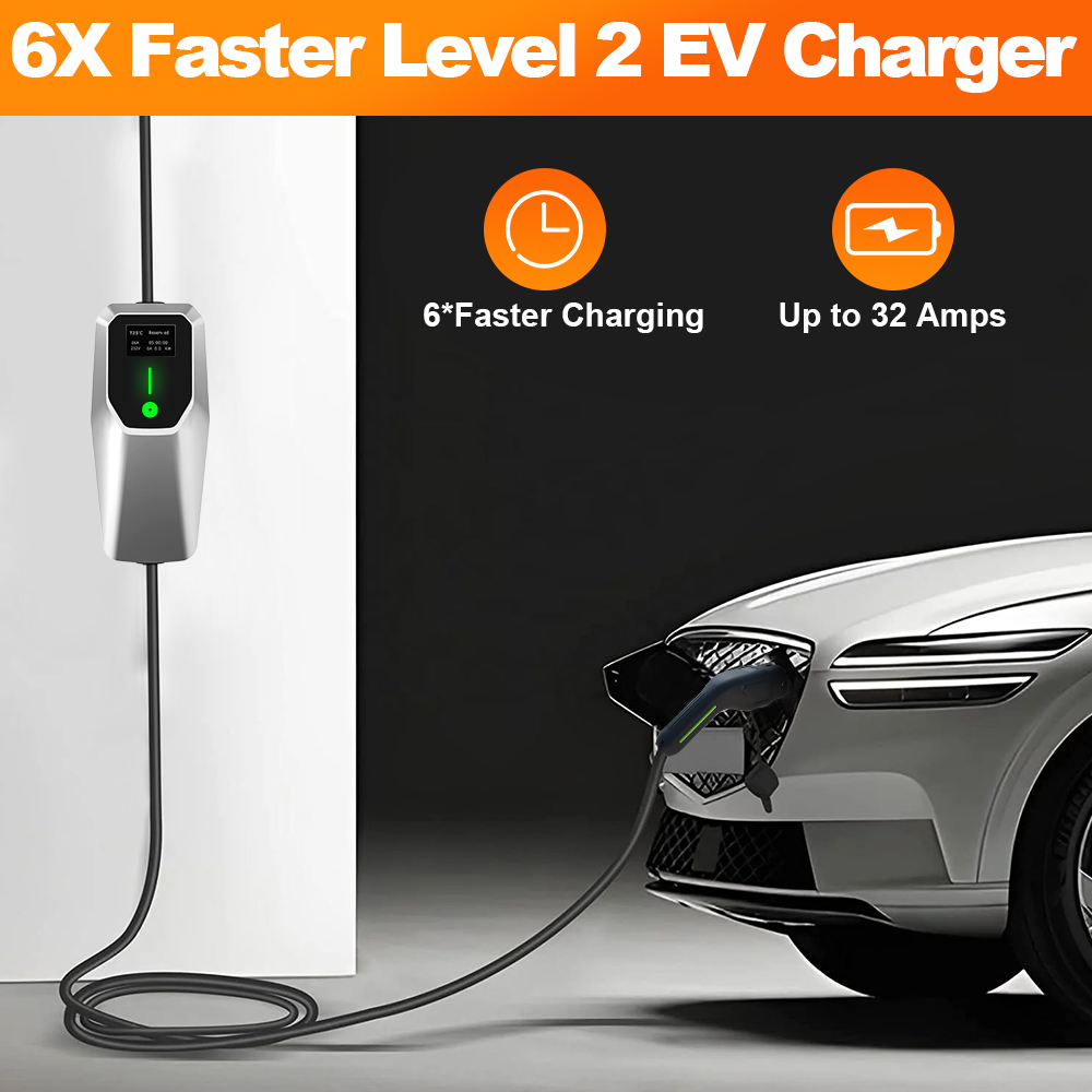 Junsun 32A Level 1&2 EV-Ladege – J1772 Evse 32A Level 2 Charger Bewertung und Preis
